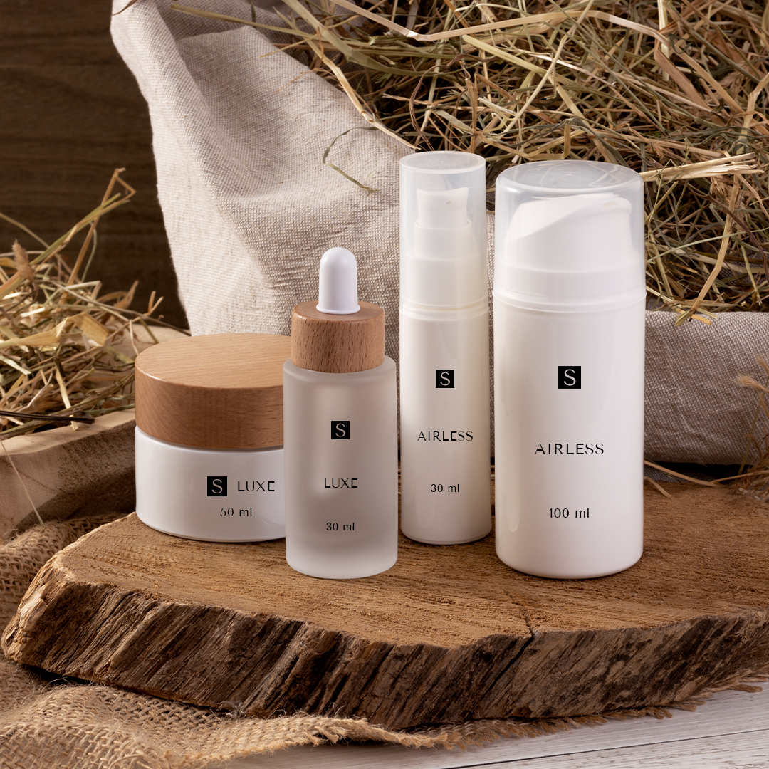 Farmy collection on stocksmetic packaging
