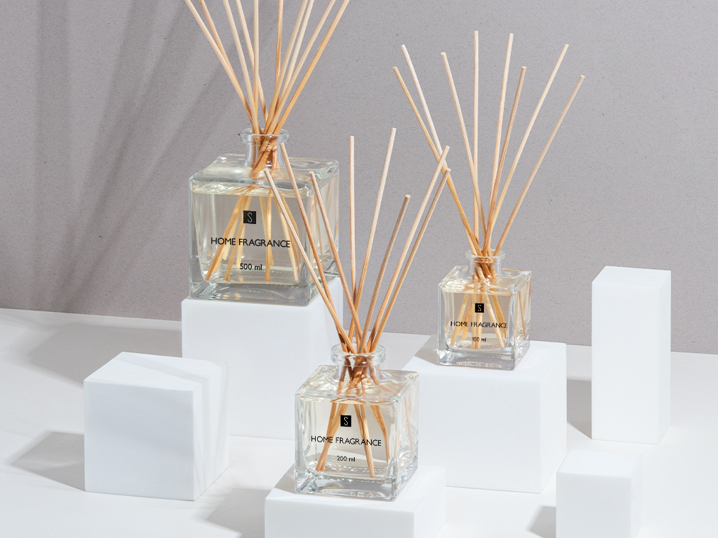 Flacons en verre Stocksmetic pour les parfums d'ambiance