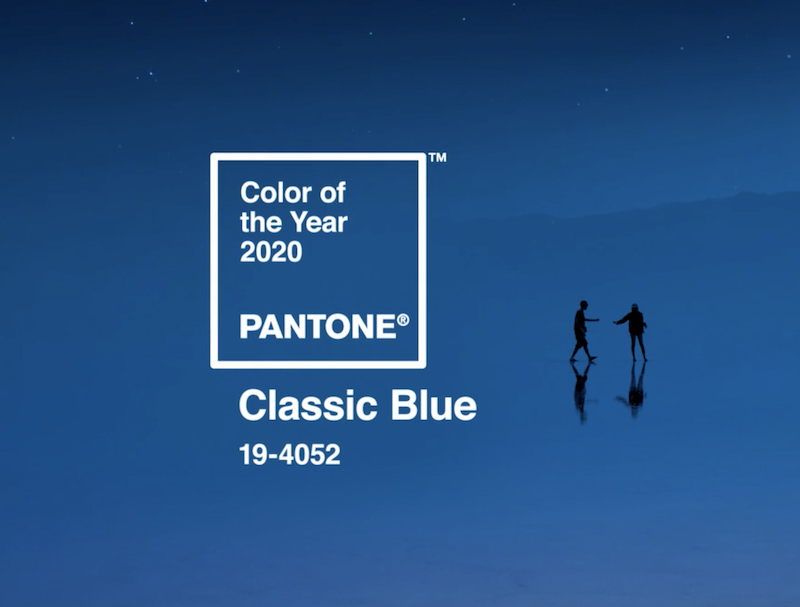 tendenze packaging 2020 pantone classic blue